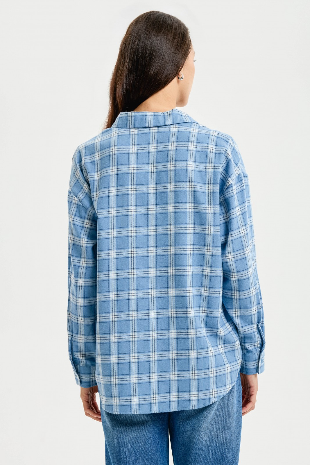 Верхняя рубашка из хлопка в клетку