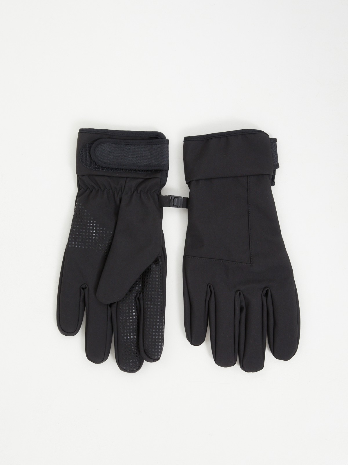 Тёплые перчатки в спортивном стиле с флисом