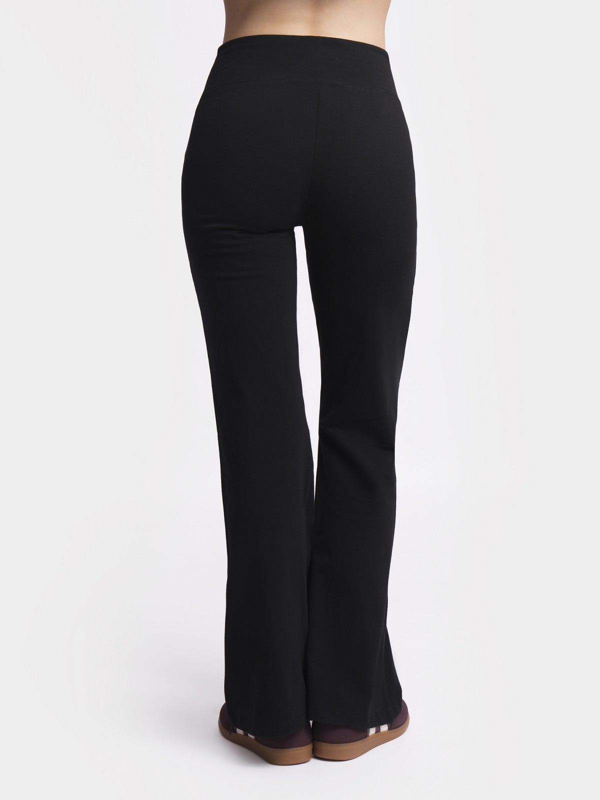 Трикотажные легинсы Bootcut