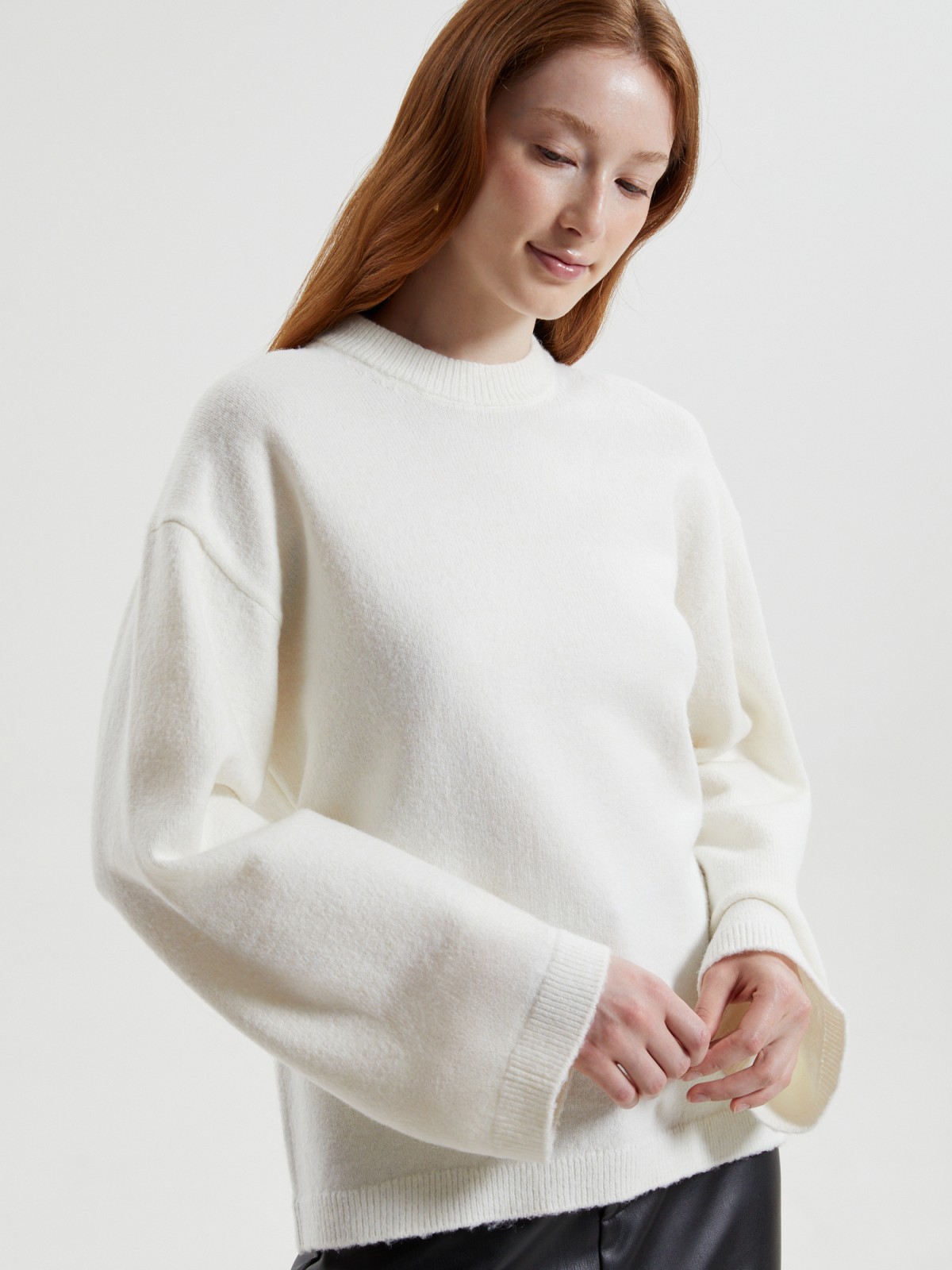 Вязаный джемпер оверсайз