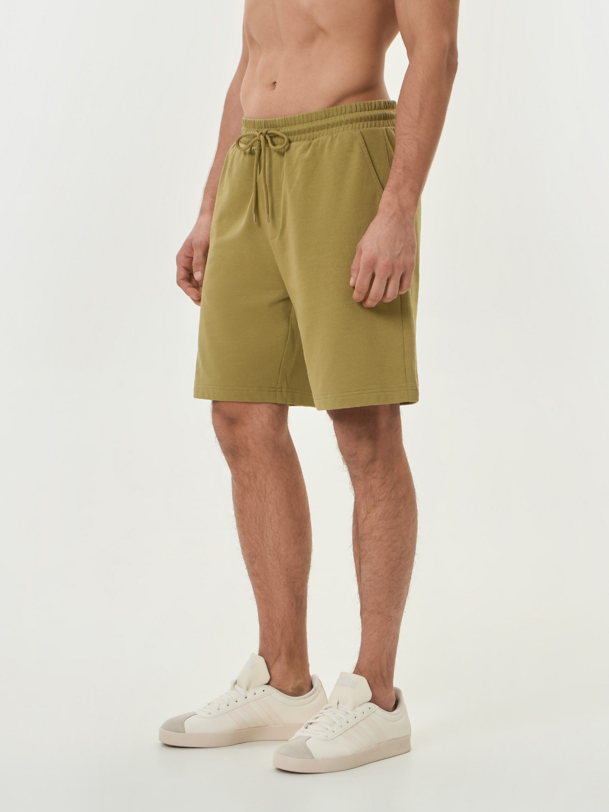 Трикотажные шорты на резинке из хлопка