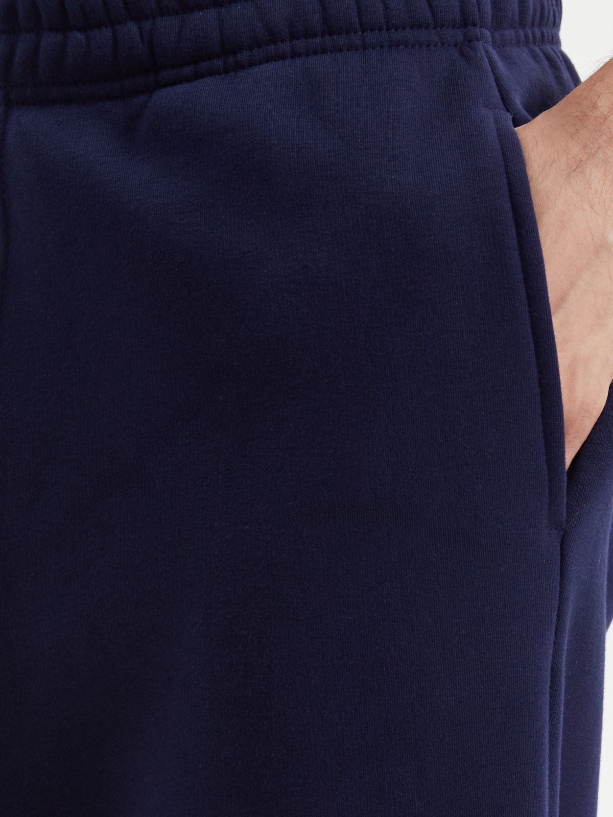 Тёплые трикотажные брюки-джоггеры с начёсом