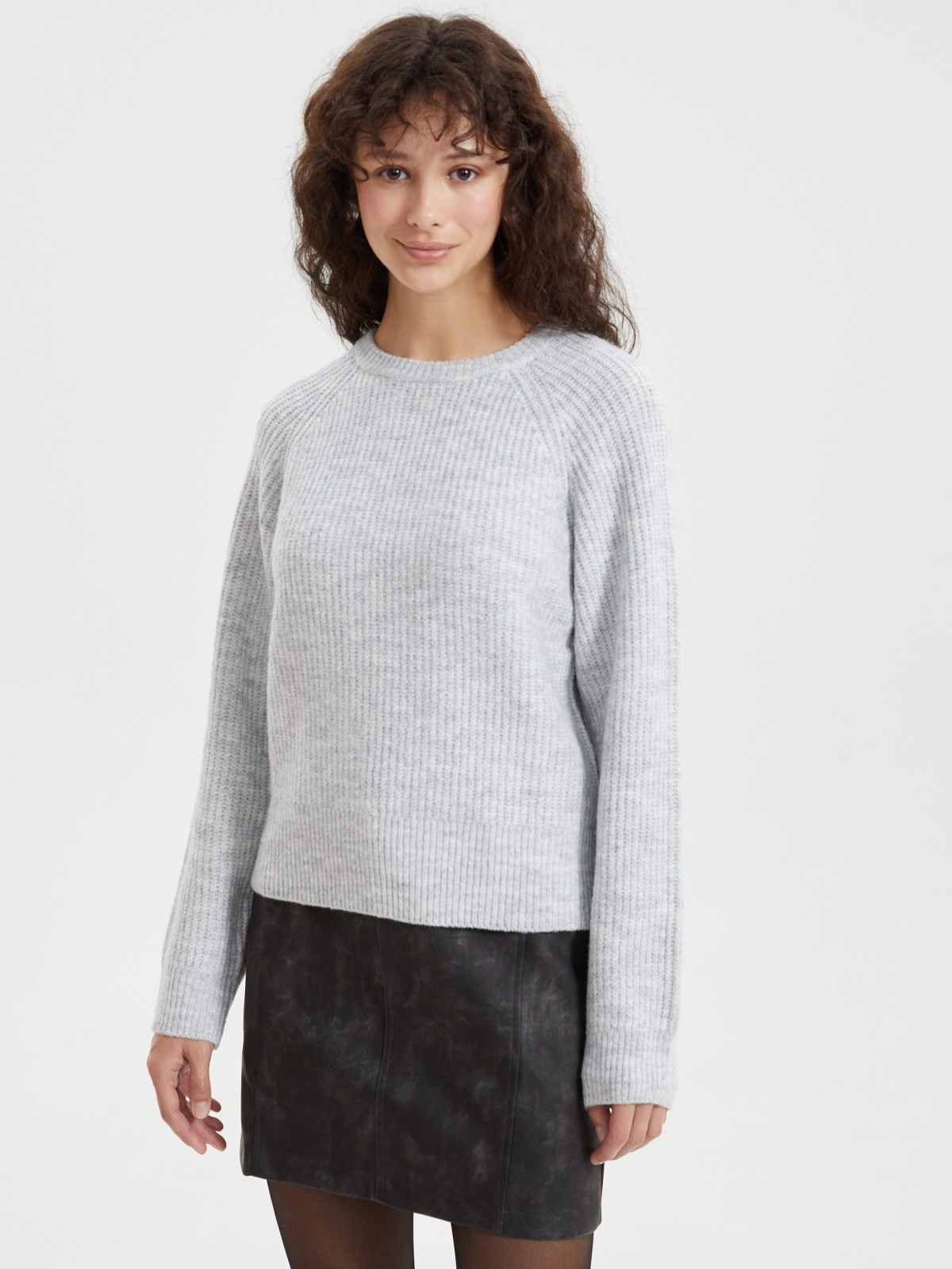 Вязаный джемпер с рукавами реглан