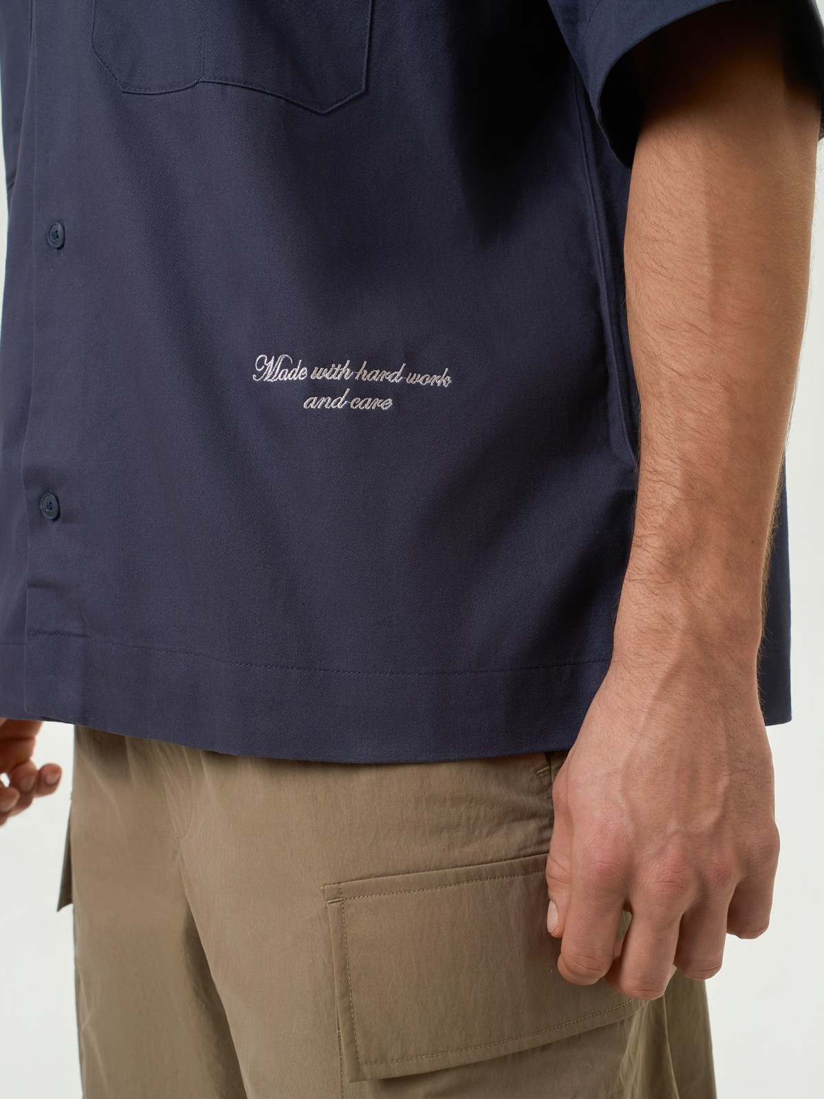 Куртка-рубашка из хлопка с коротким рукавом