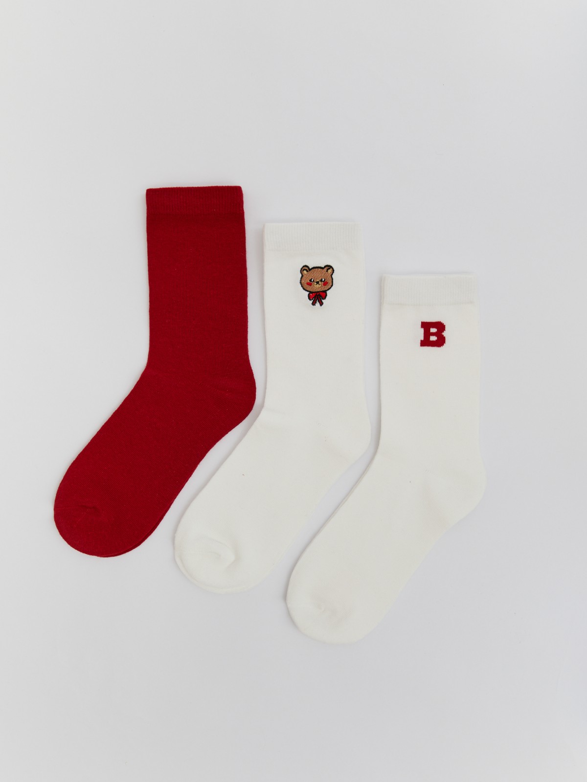 Набор высоких носков (3 пары в комплекте)