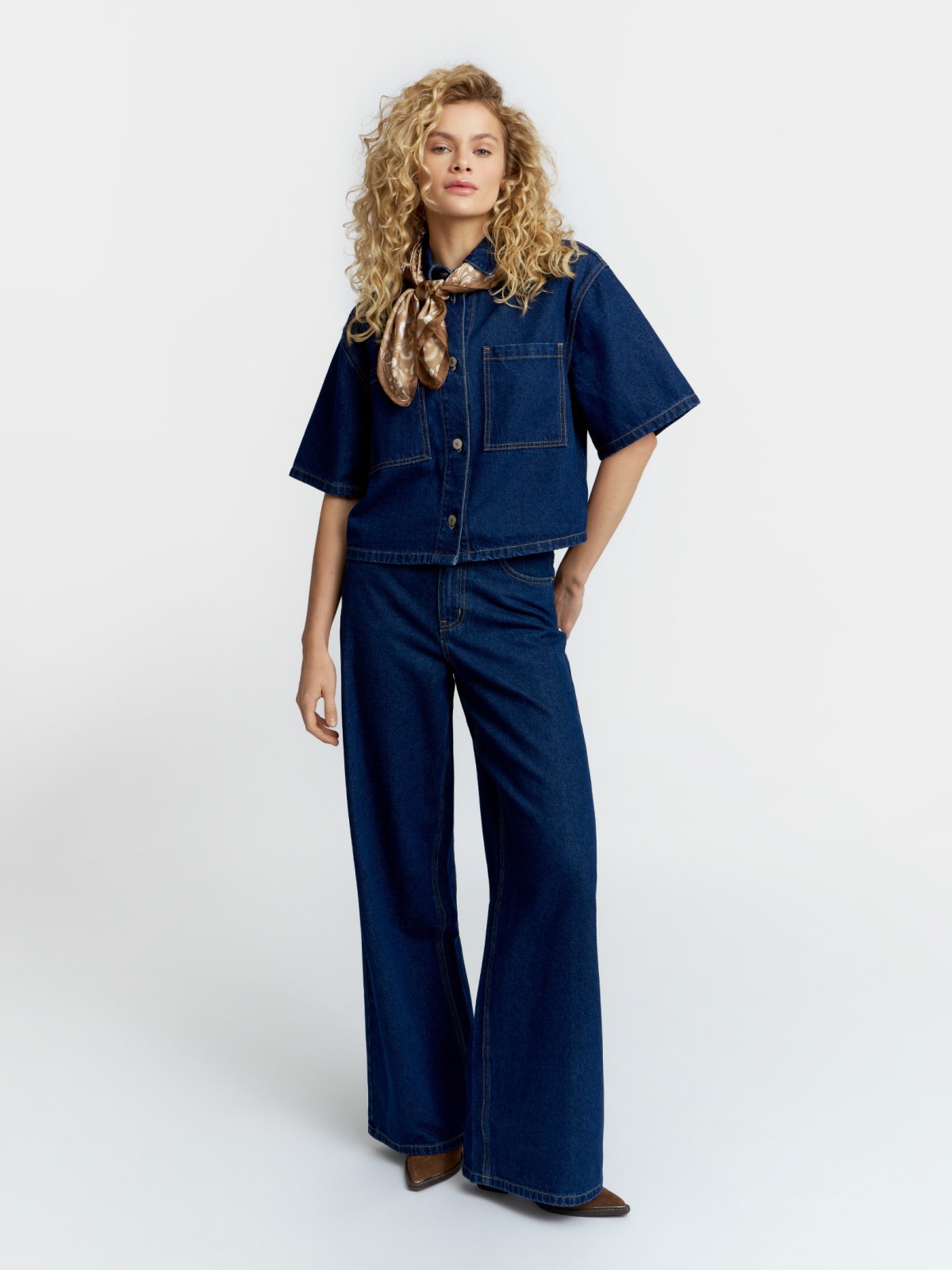 Брюки джинсовые