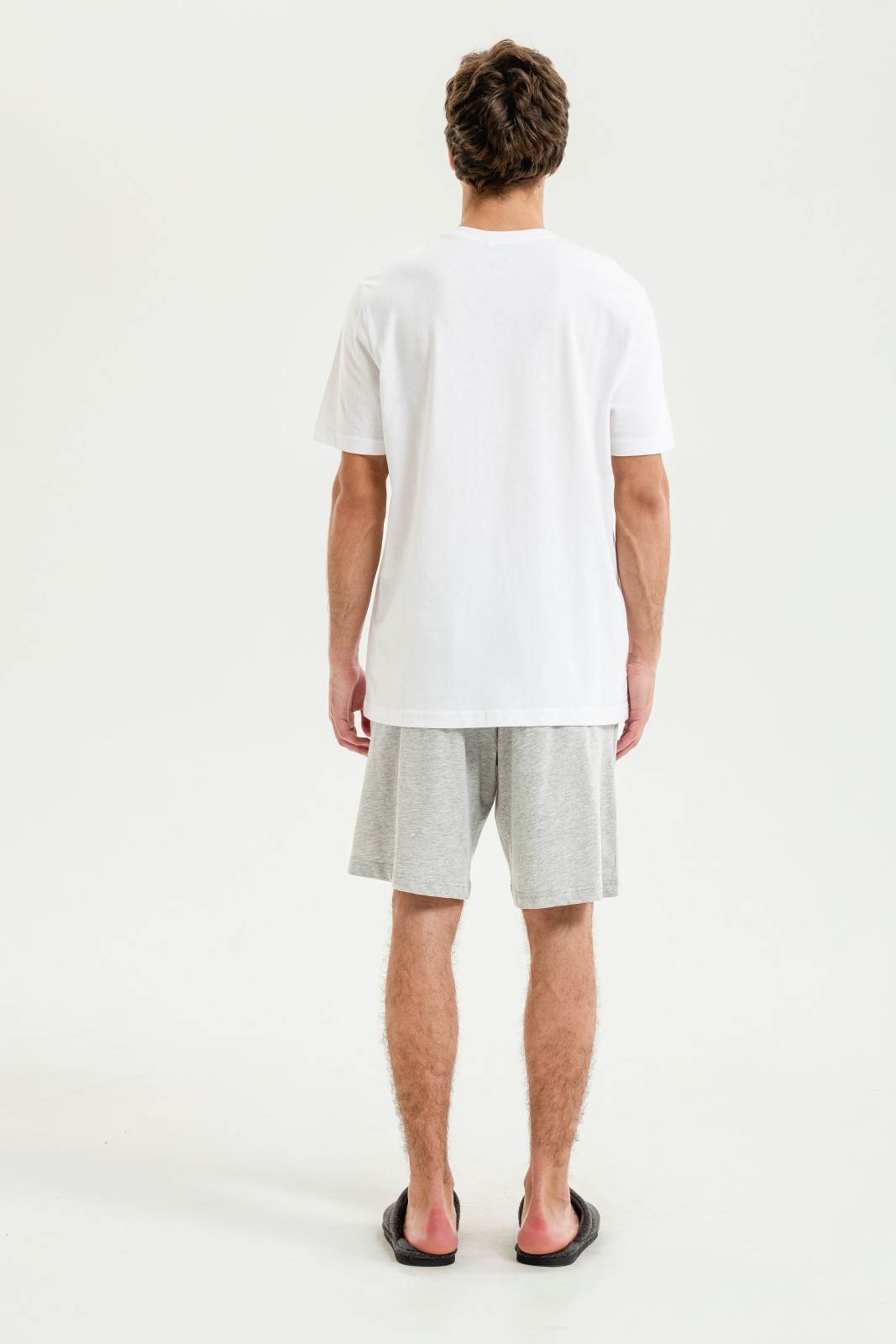 Трикотажные шорты на резинке из хлопка