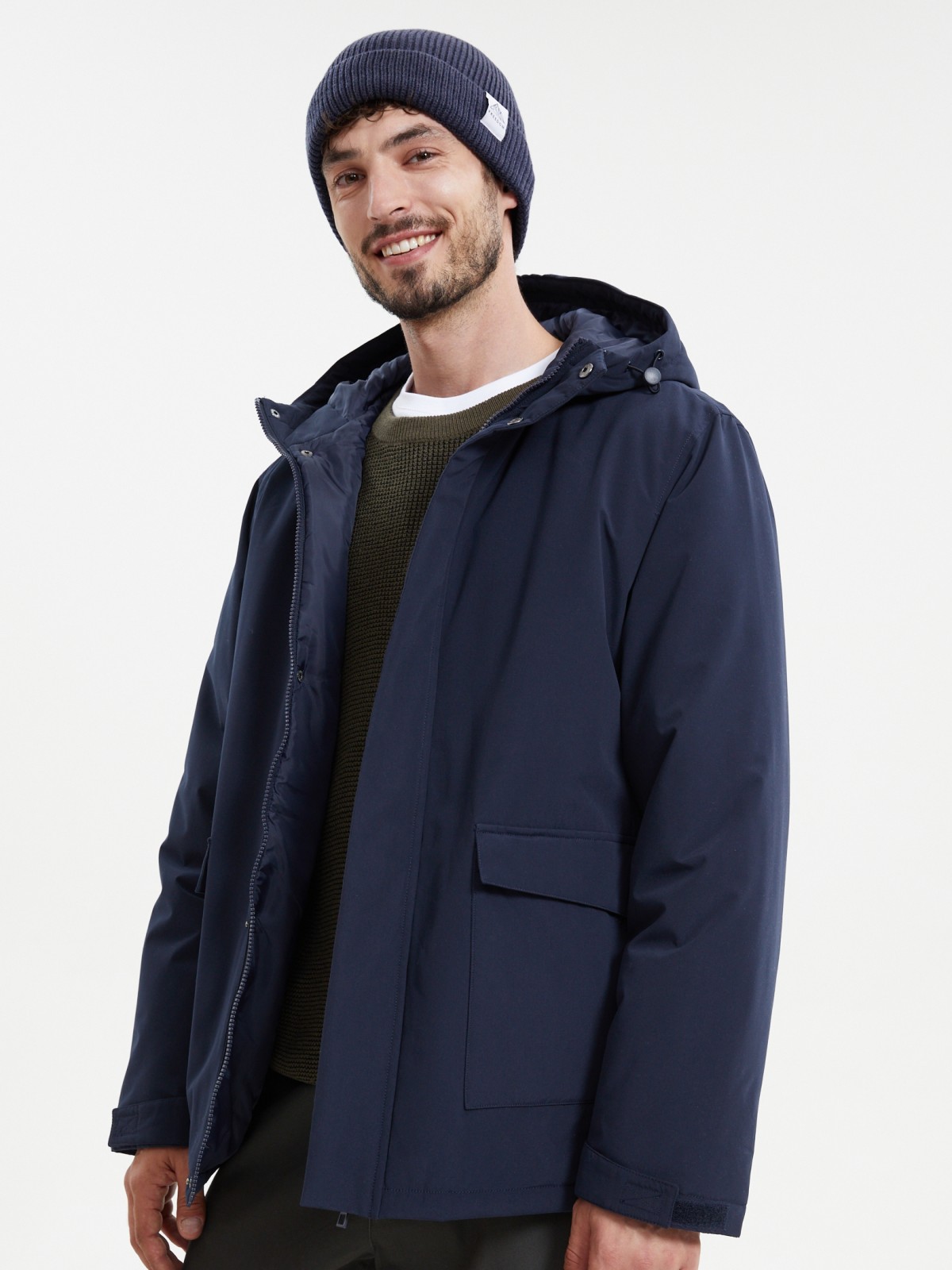 Куртка на синтепоне с капюшоном