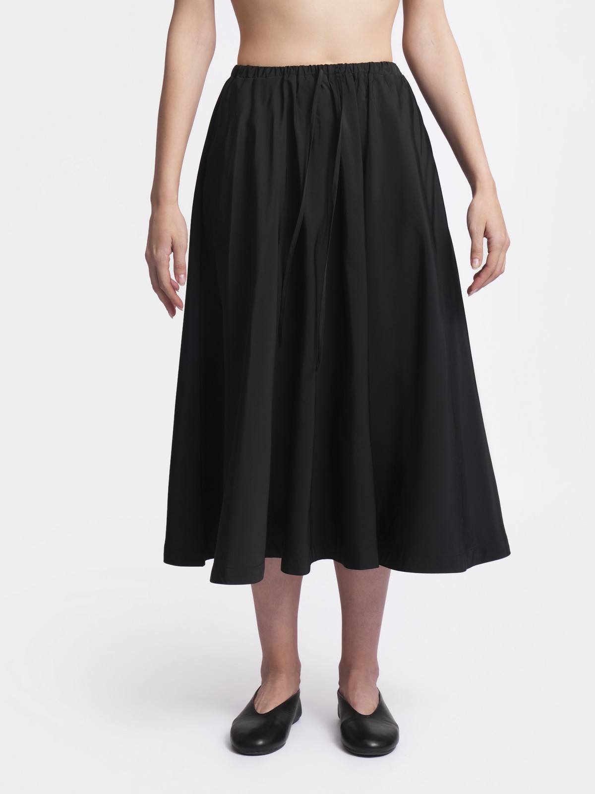 Юбка миди на резинке