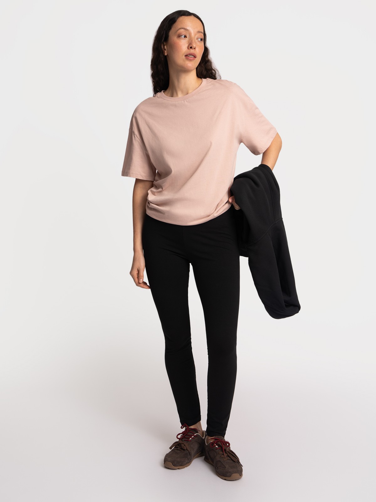 Трикотажные легинсы из хлопка