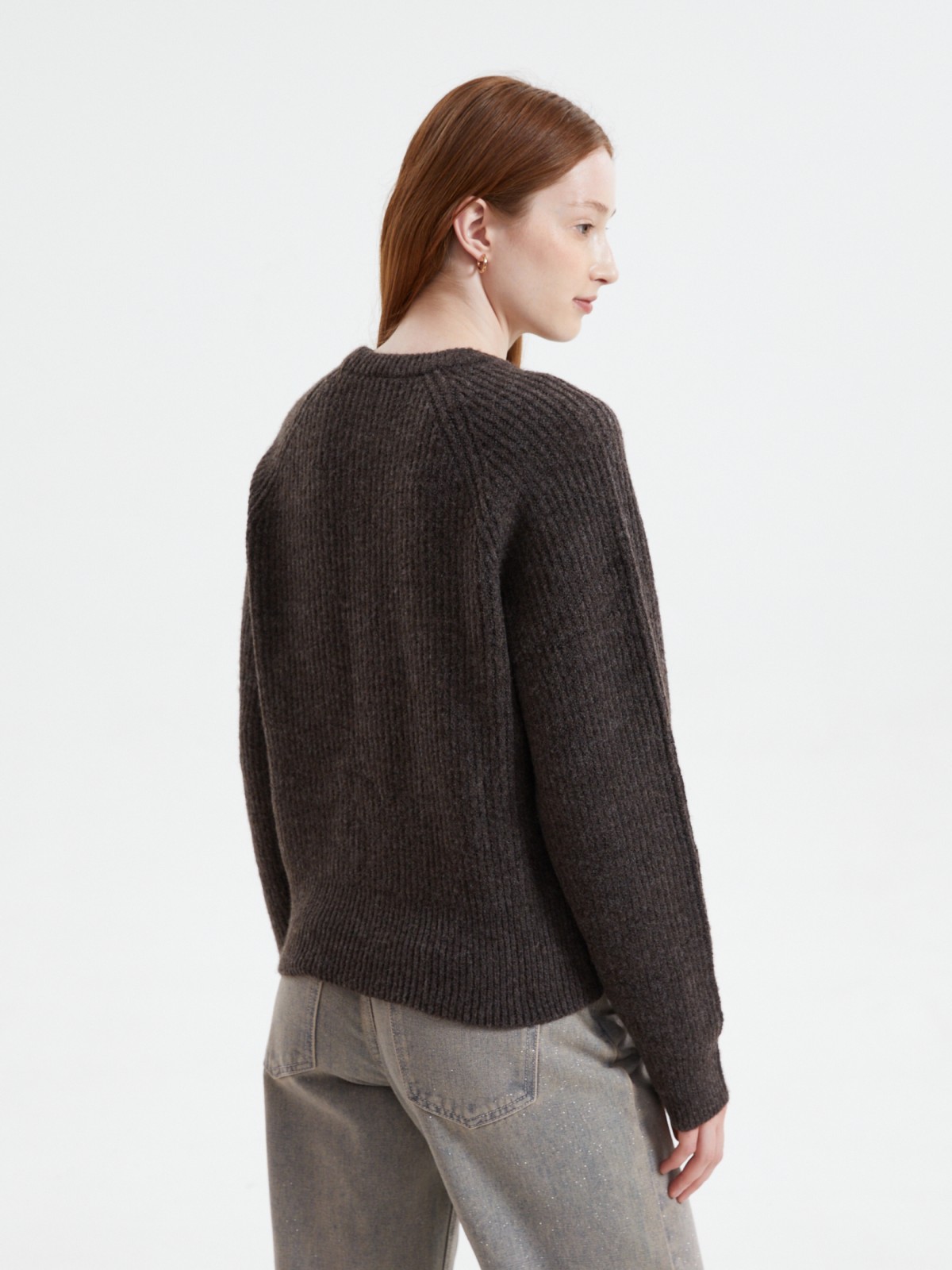 Вязаный джемпер с рукавами реглан