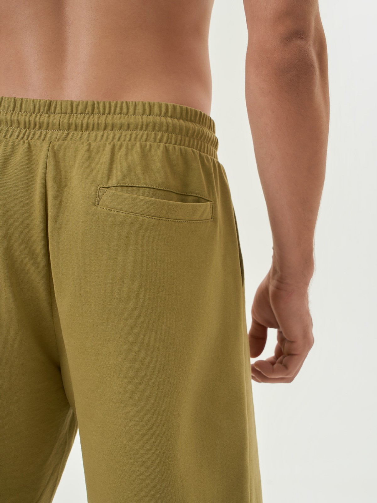 Трикотажные шорты на резинке из хлопка