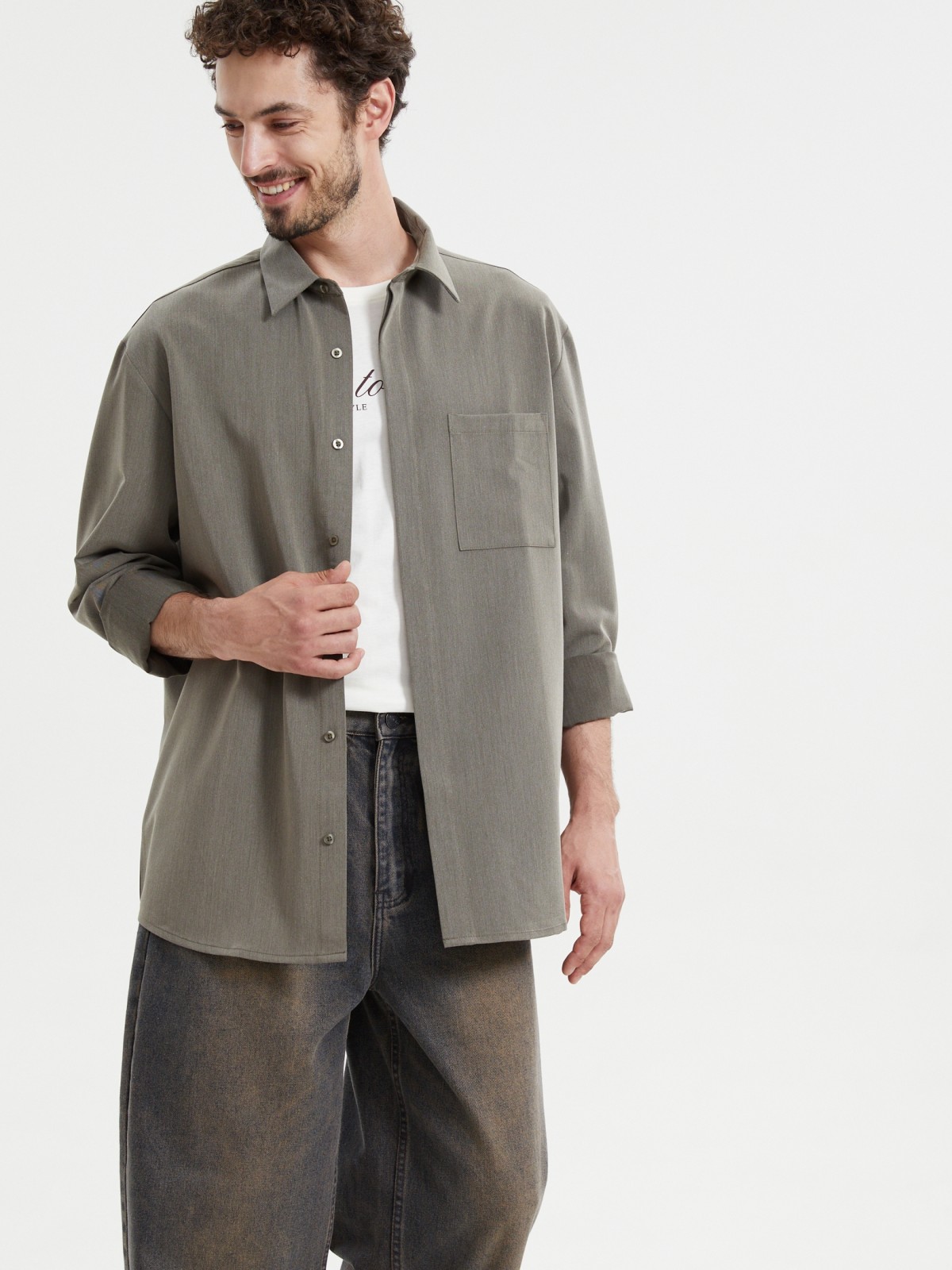 Рубашка с длинным рукавом