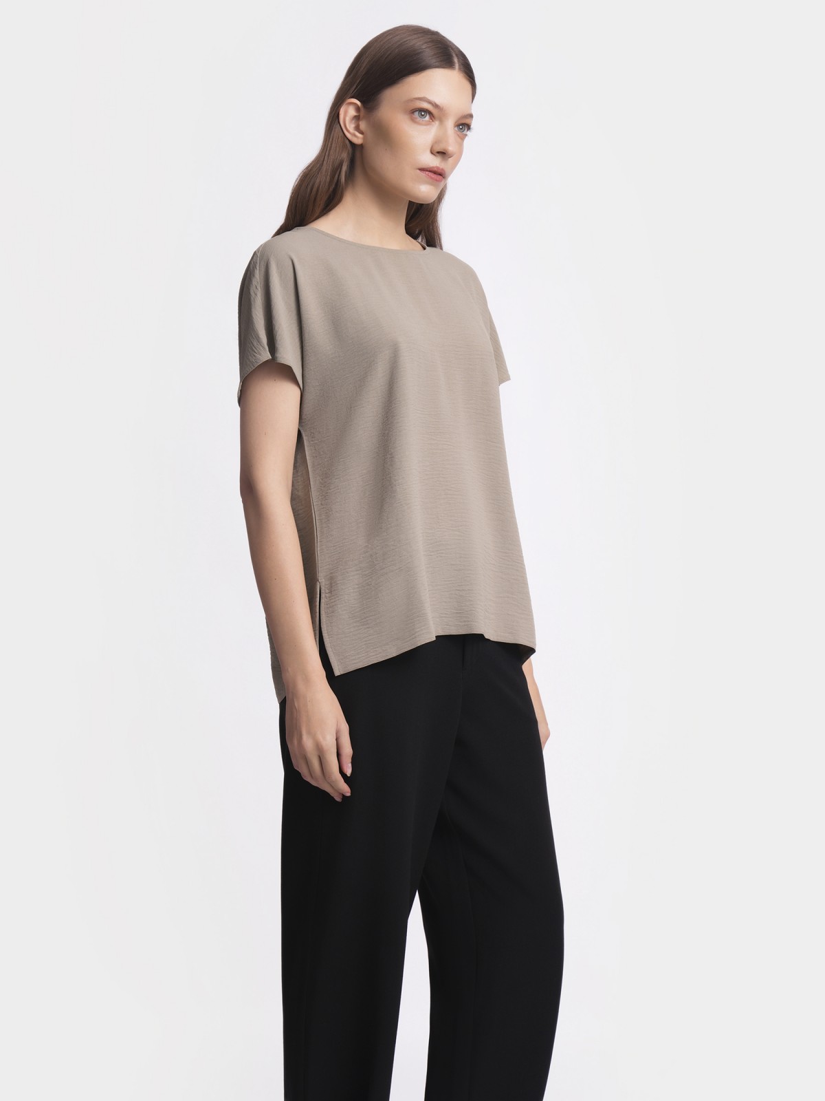 Блузка с коротким рукавом