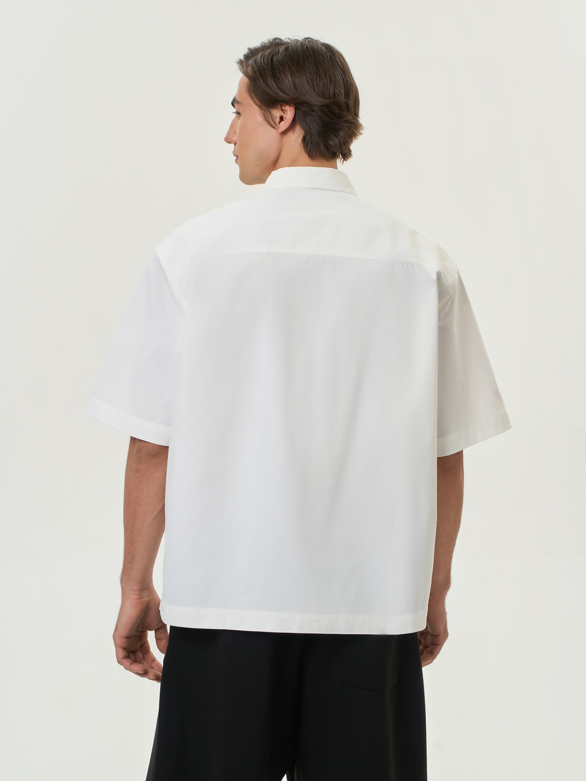 Рубашка на молнии с коротким рукавом