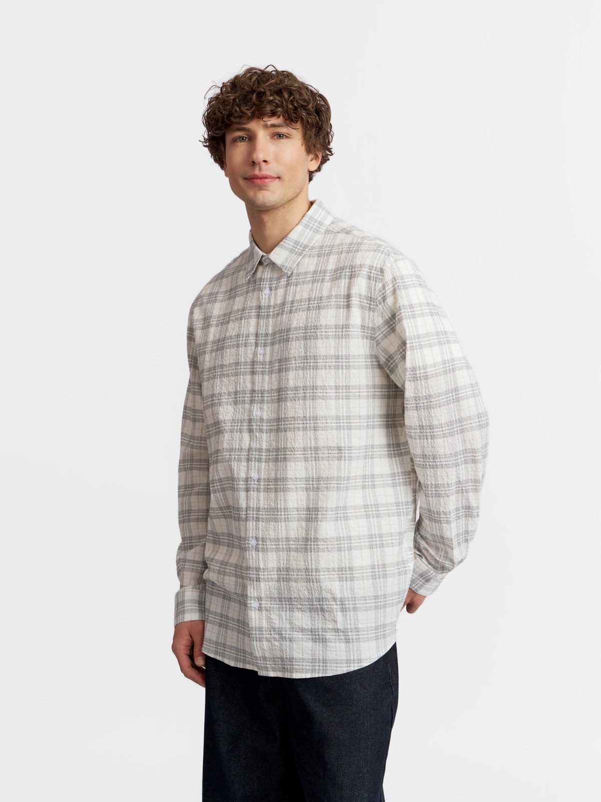 Офисная рубашка из хлопка