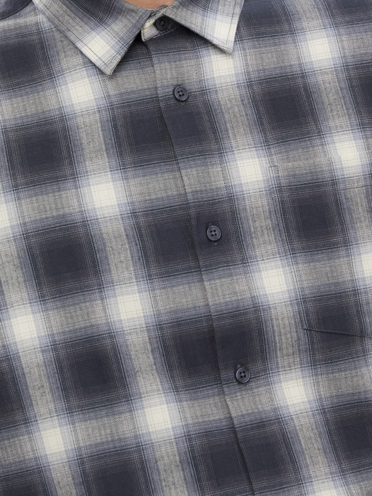 Рубашка из хлопка с узором в клетку