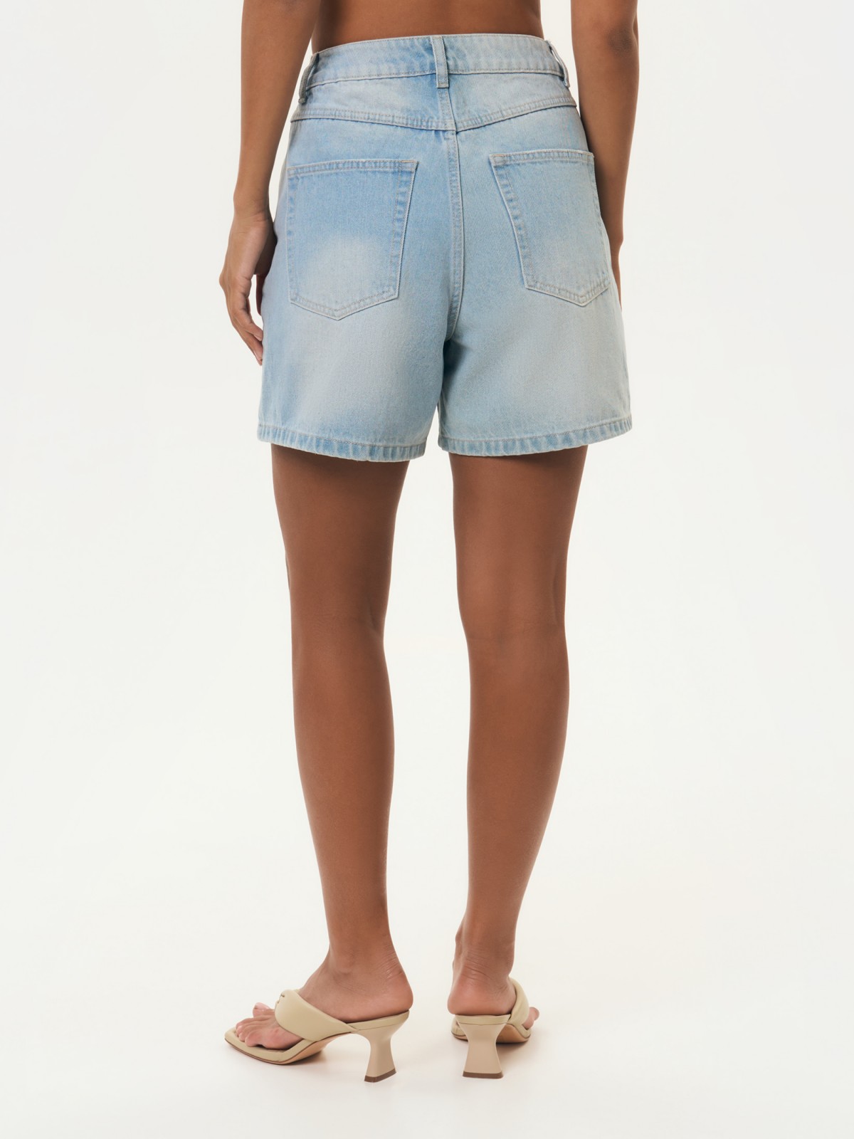 Брюки джинсовые короткие