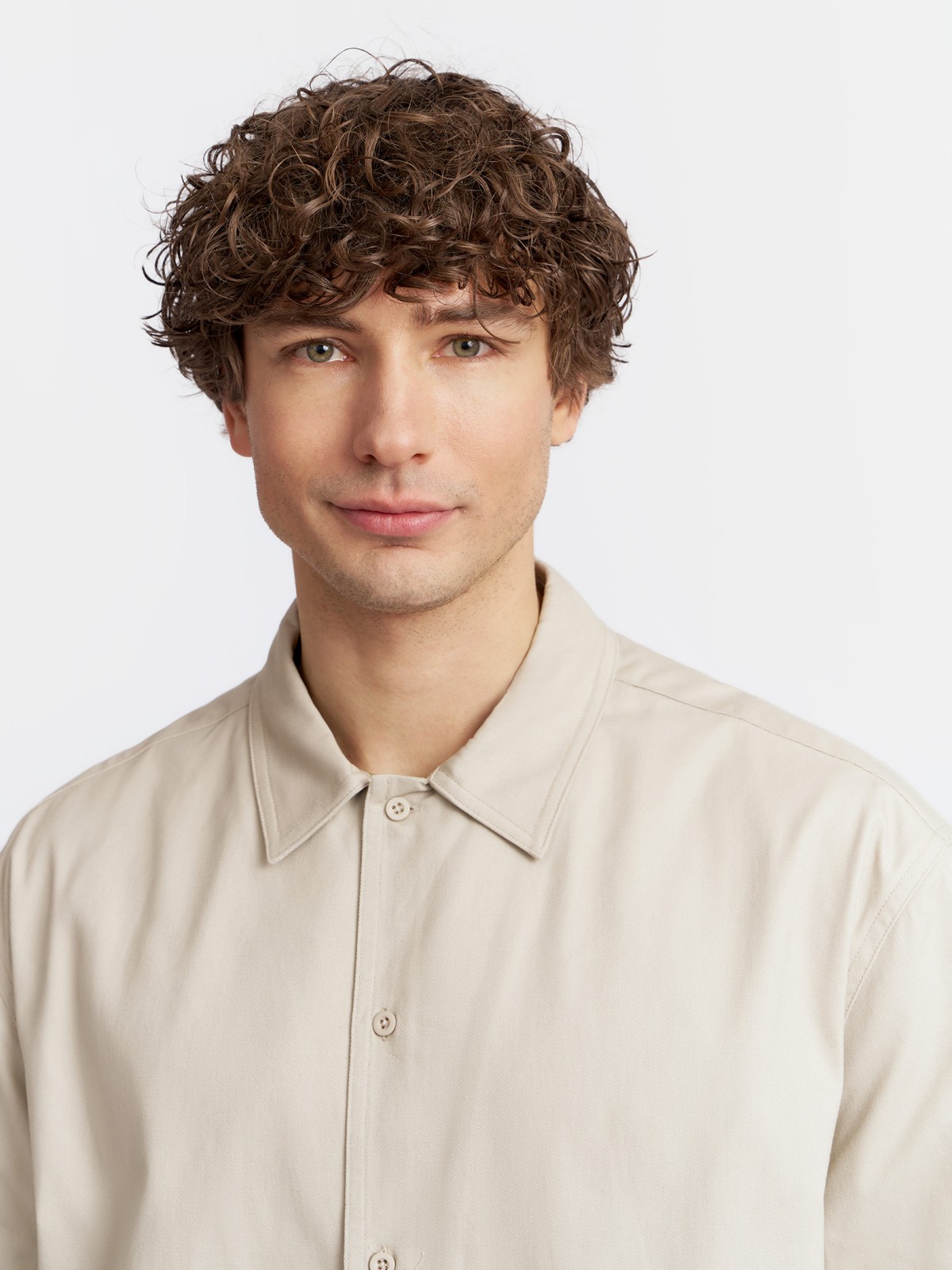 Куртка-рубашка из хлопка с коротким рукавом