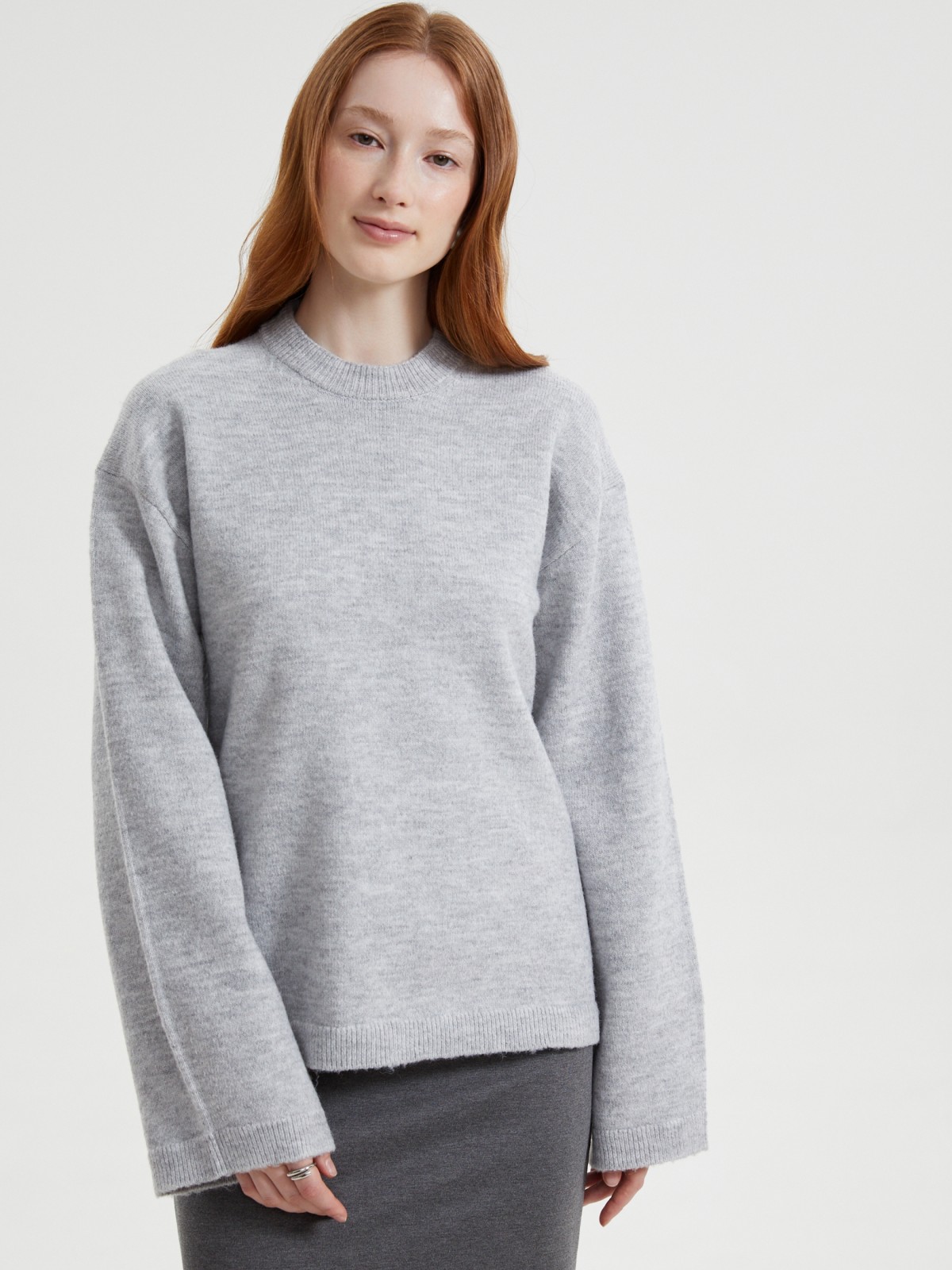 Вязаный джемпер оверсайз