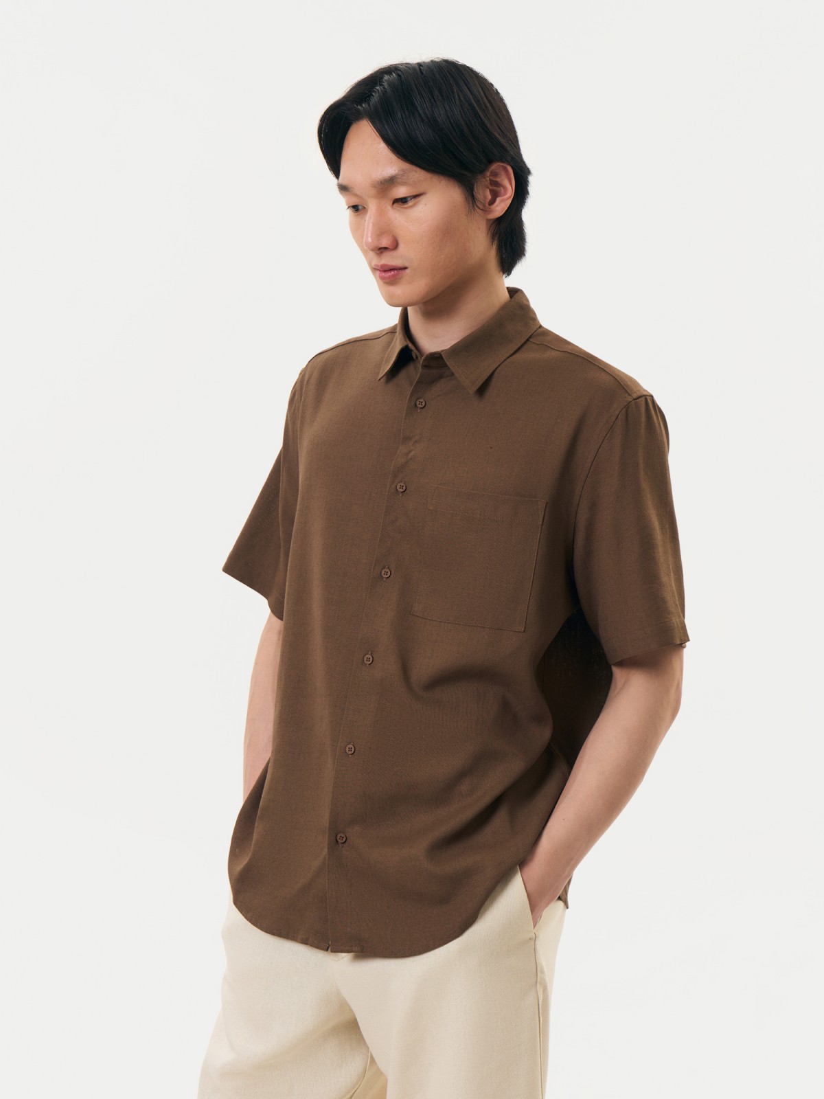 Рубашка с  короткими рукавами