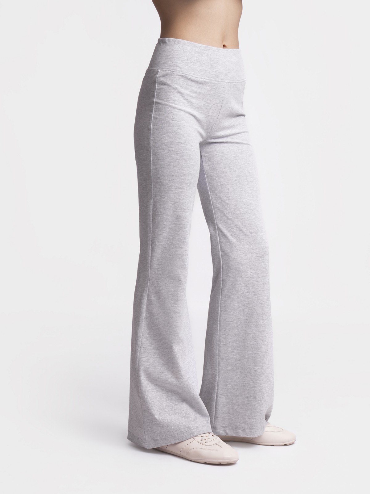 Трикотажные легинсы Bootcut