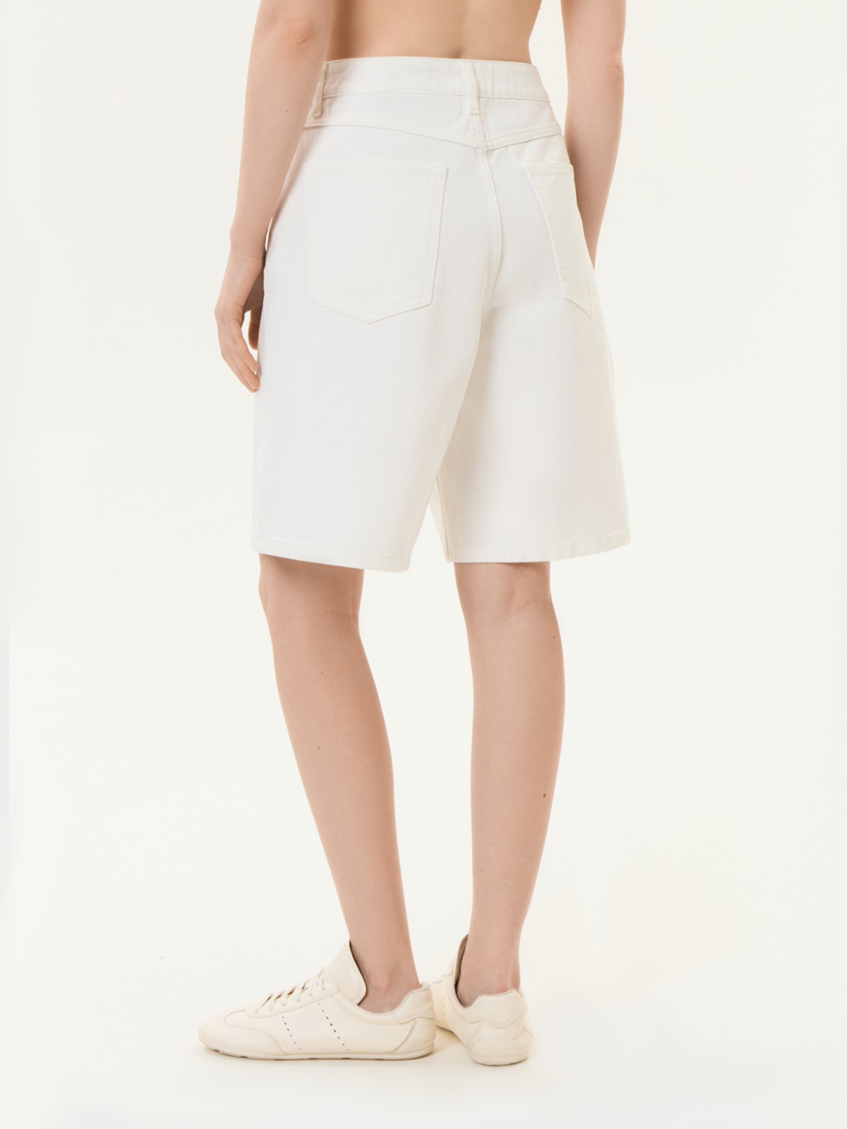 Брюки джинсовые короткие