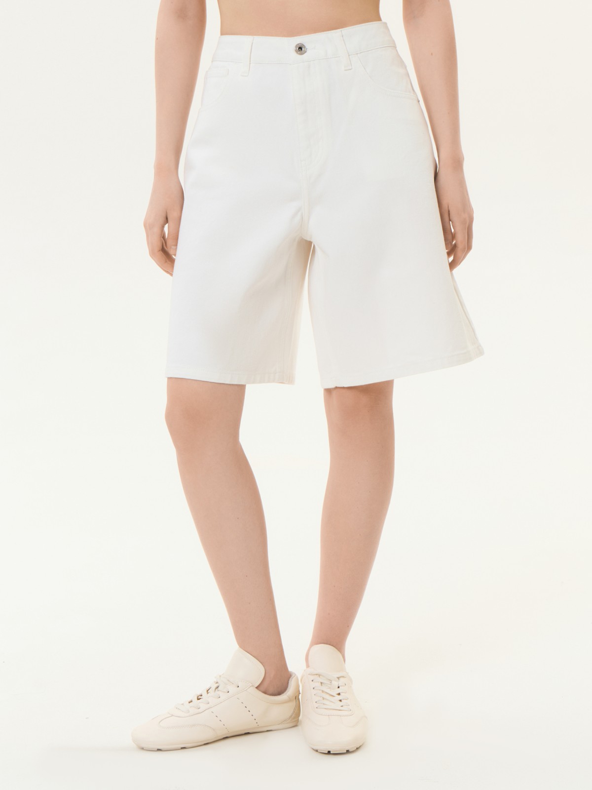 Брюки джинсовые короткие