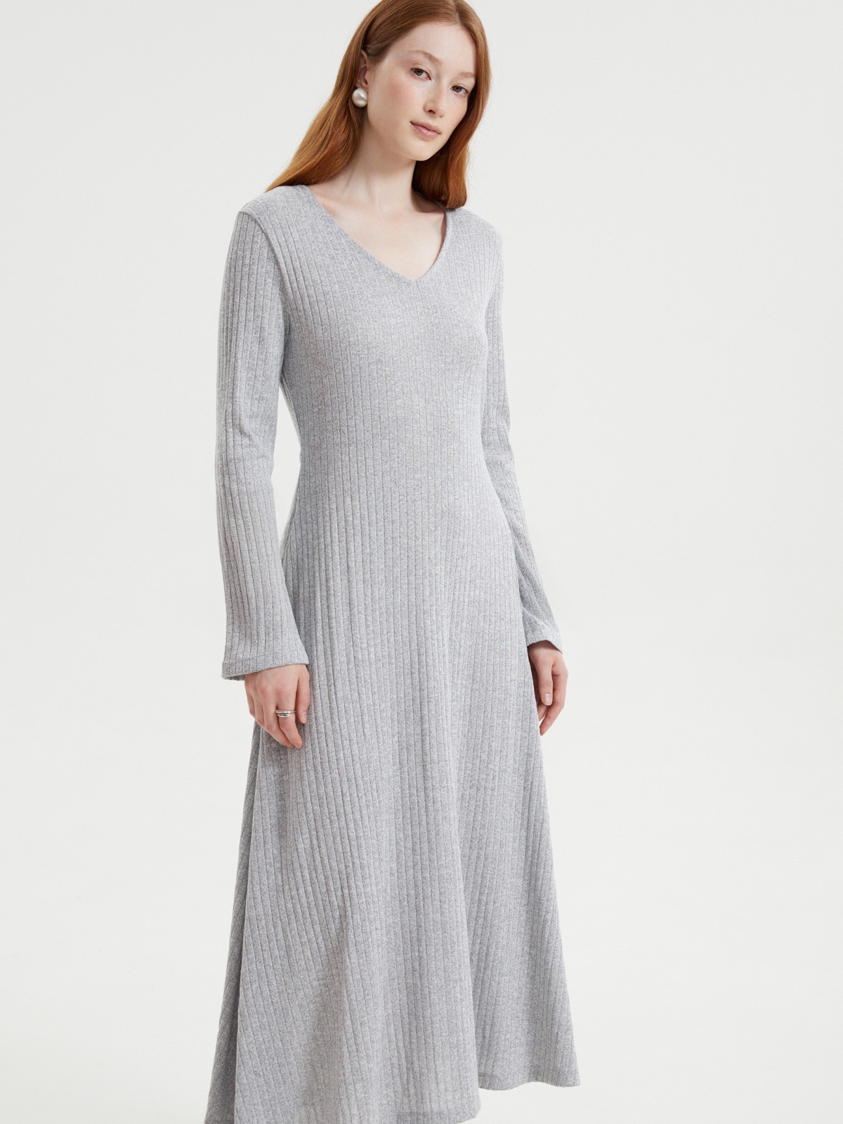 Платье лапша с длинным рукавом