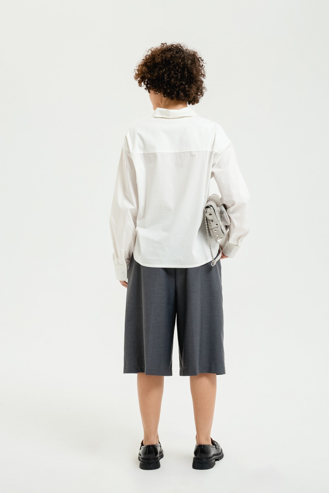 Свободная рубашка из хлопка