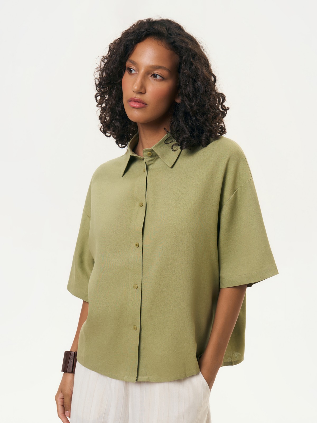 Блузка с короткими рукавами