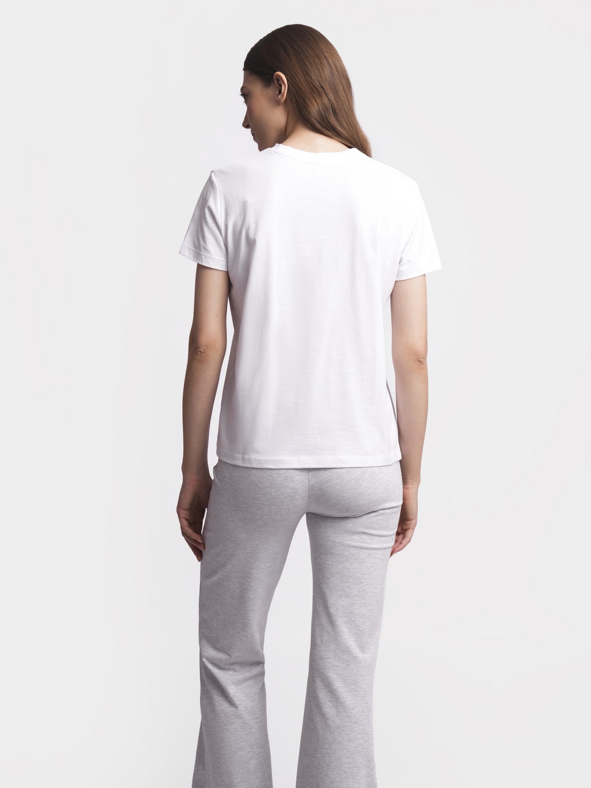 Футболка из хлопка однотонная