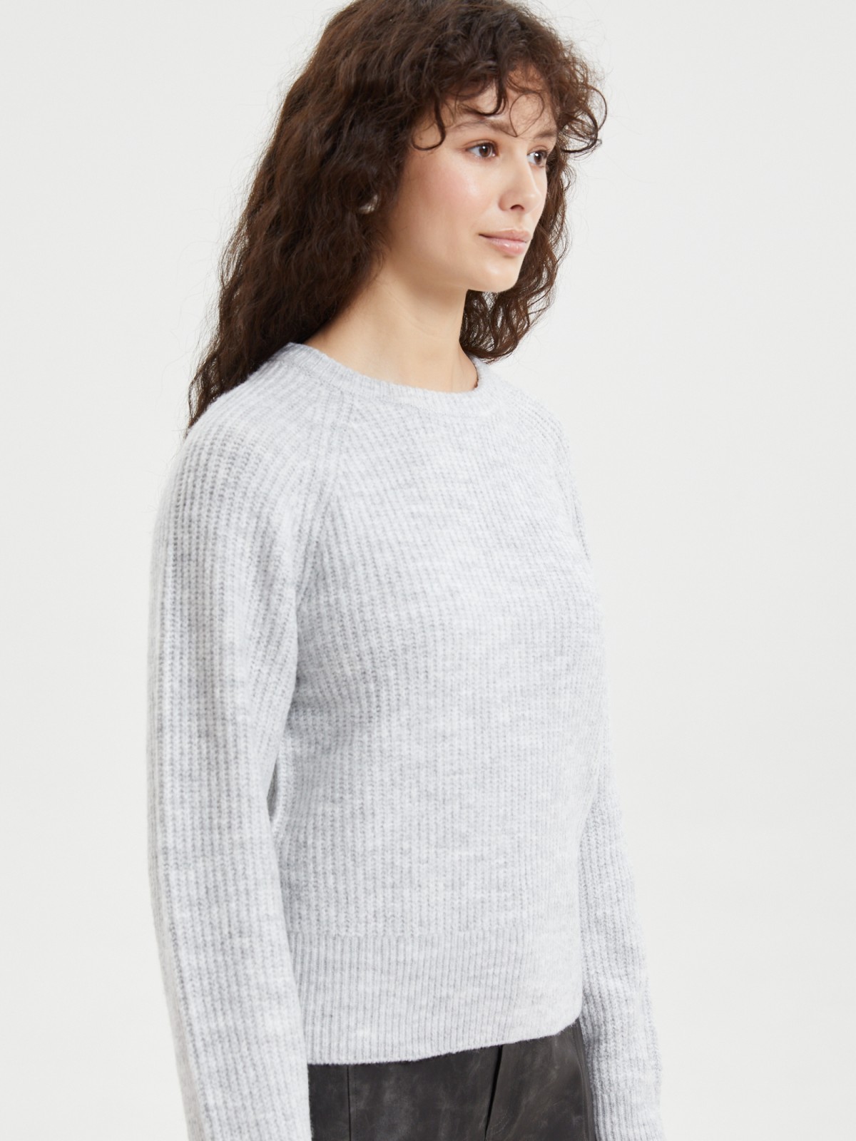 Вязаный джемпер с рукавами реглан