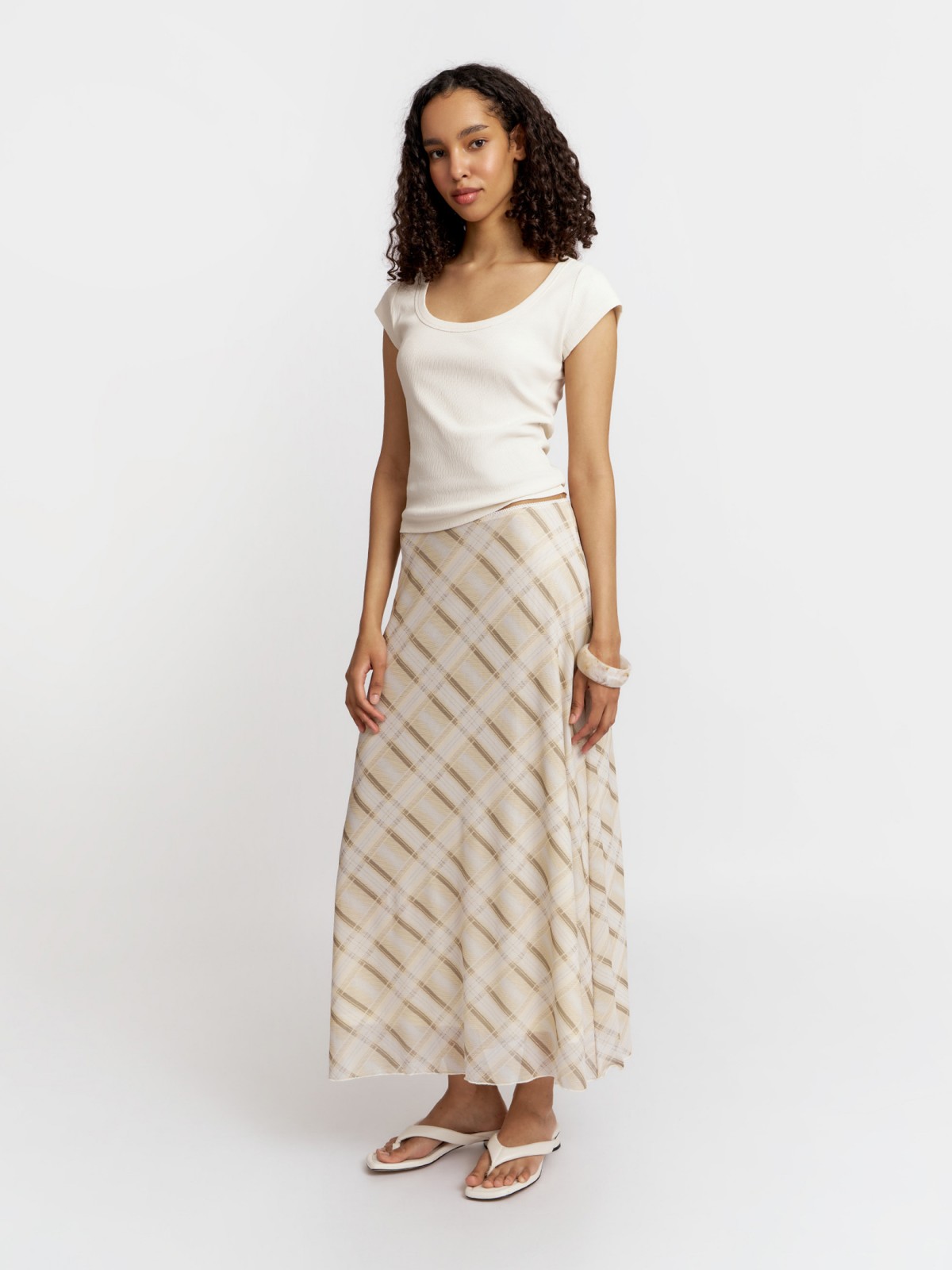 Юбка кроеная