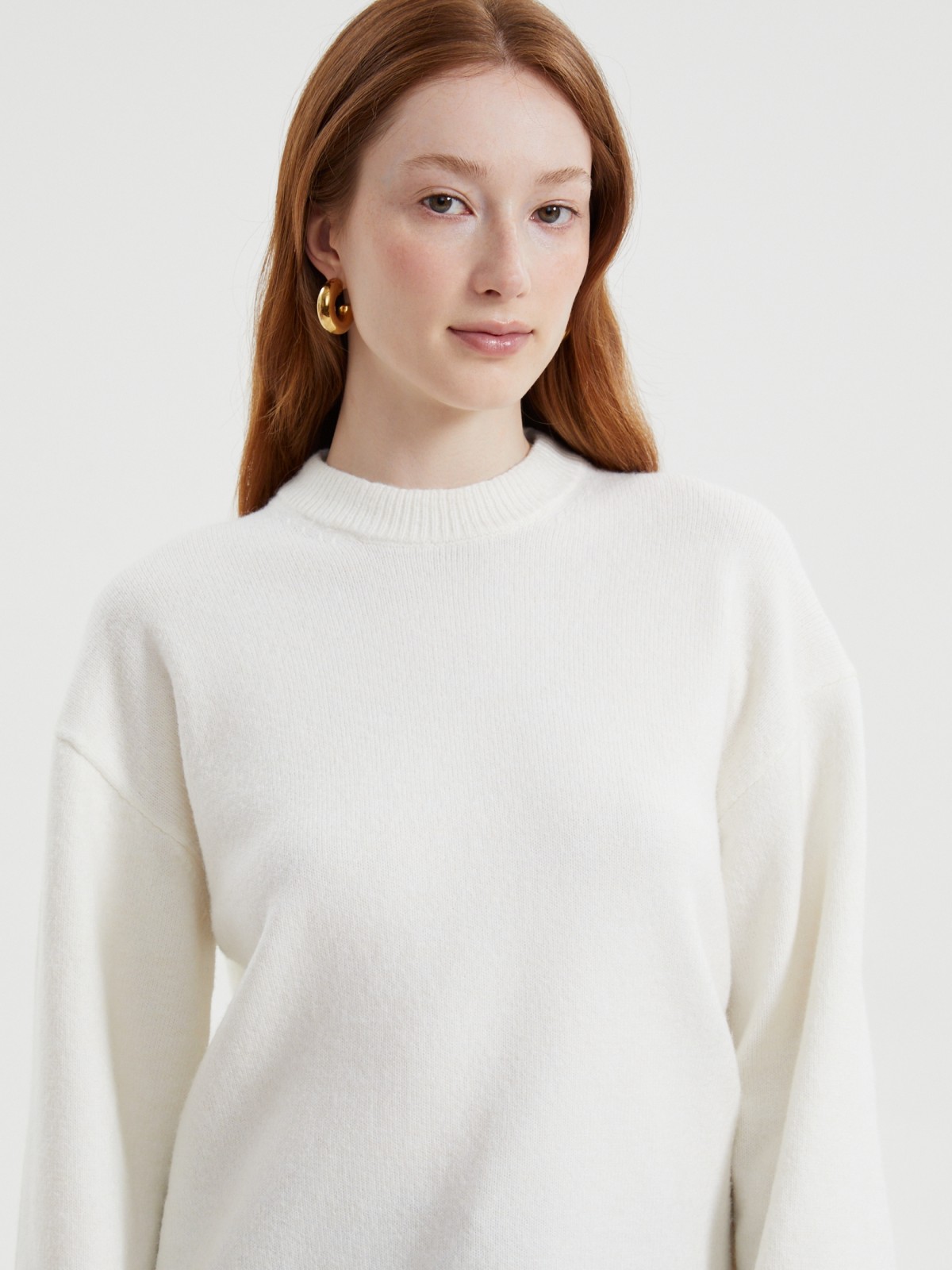 Вязаный джемпер оверсайз