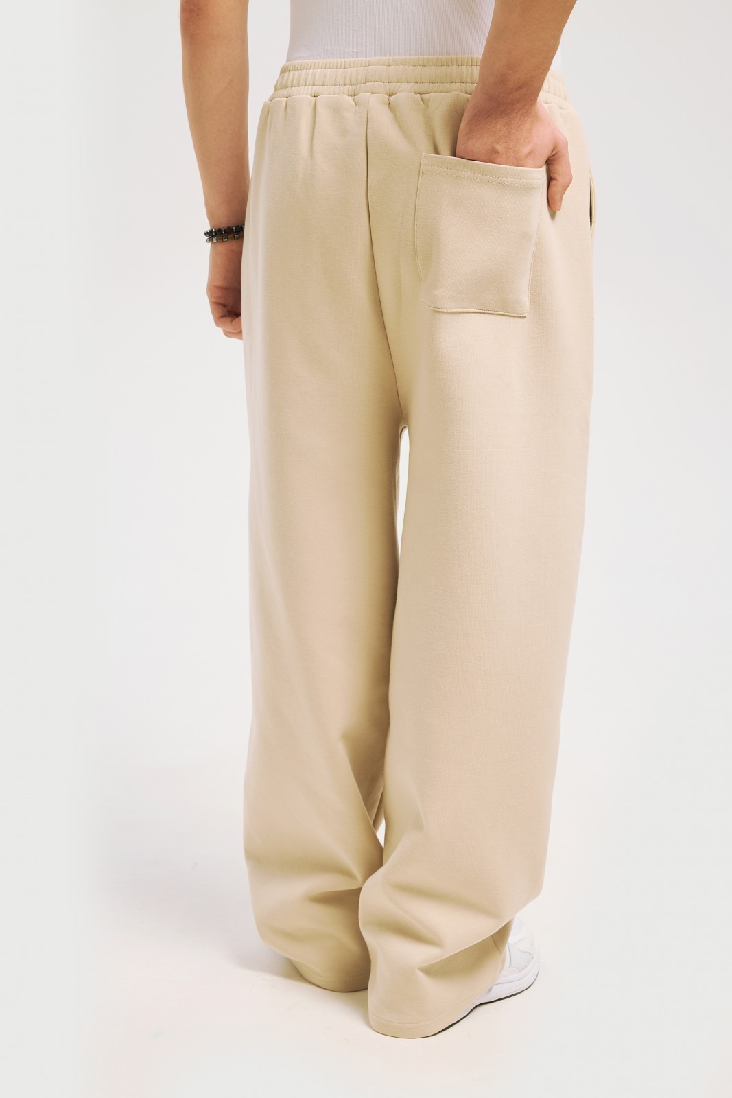 Трикотажные прямые брюки