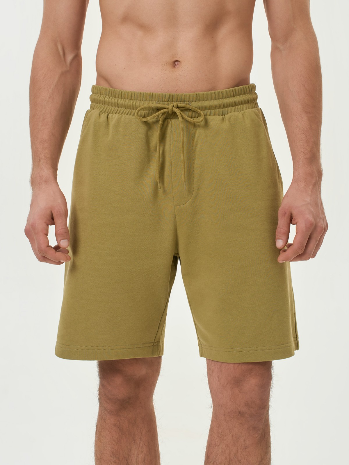 Трикотажные шорты на резинке из хлопка