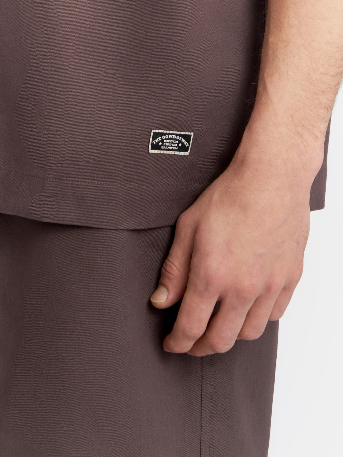 Куртка-рубашка из хлопка с коротким рукавом