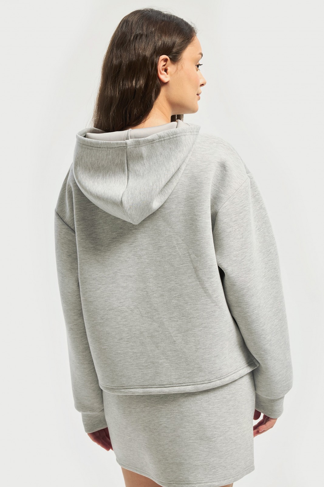 Трикотажный худи с капюшоном