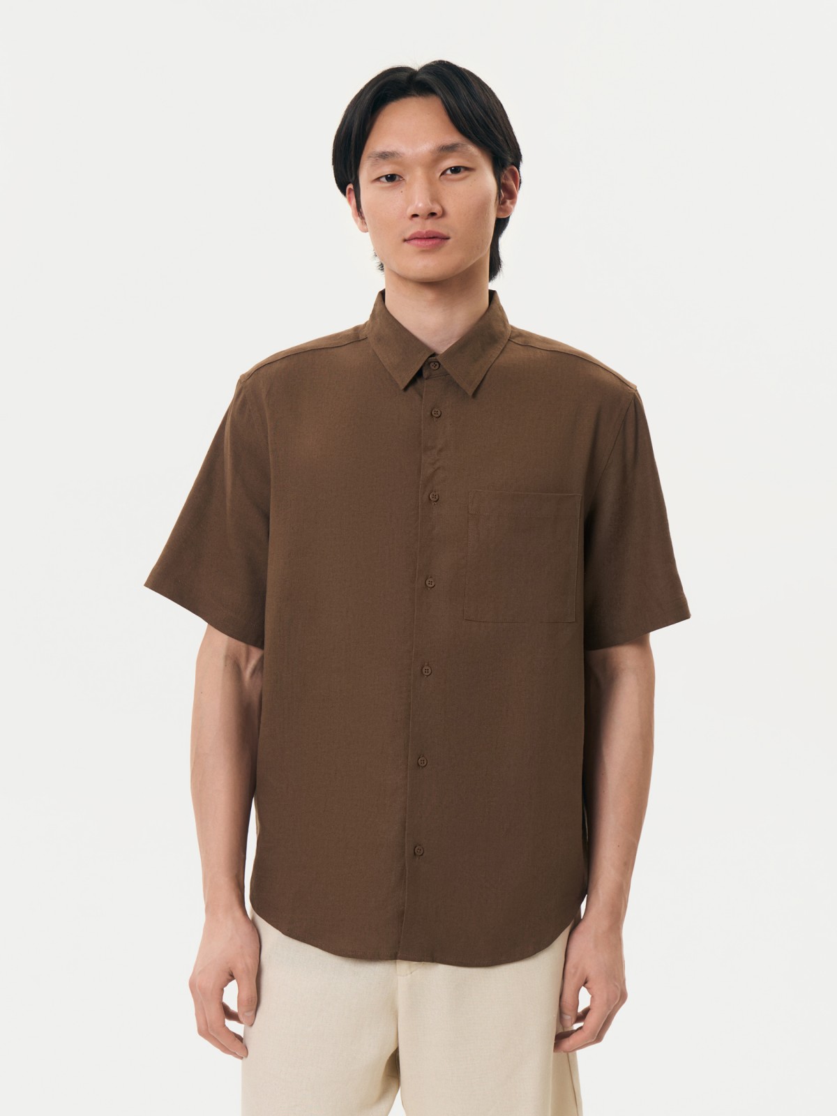 Рубашка с  короткими рукавами