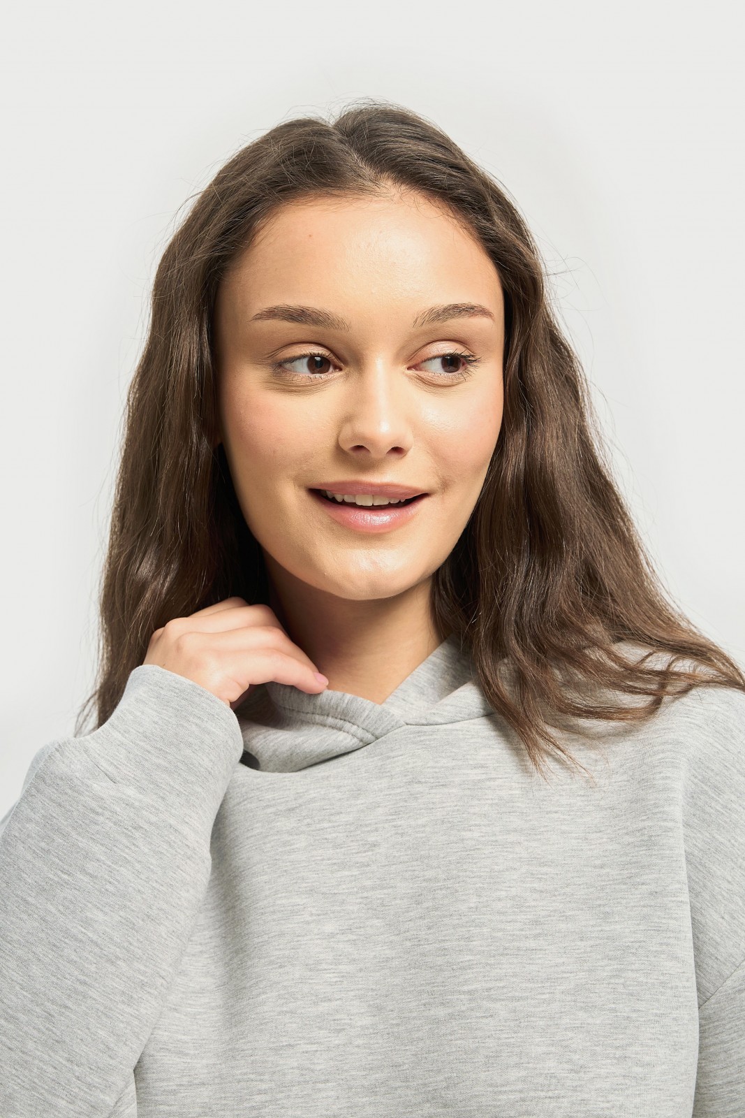 Трикотажный худи с капюшоном