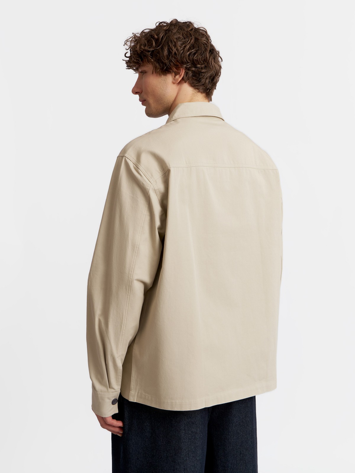 Рубашка из хлопка с карманами