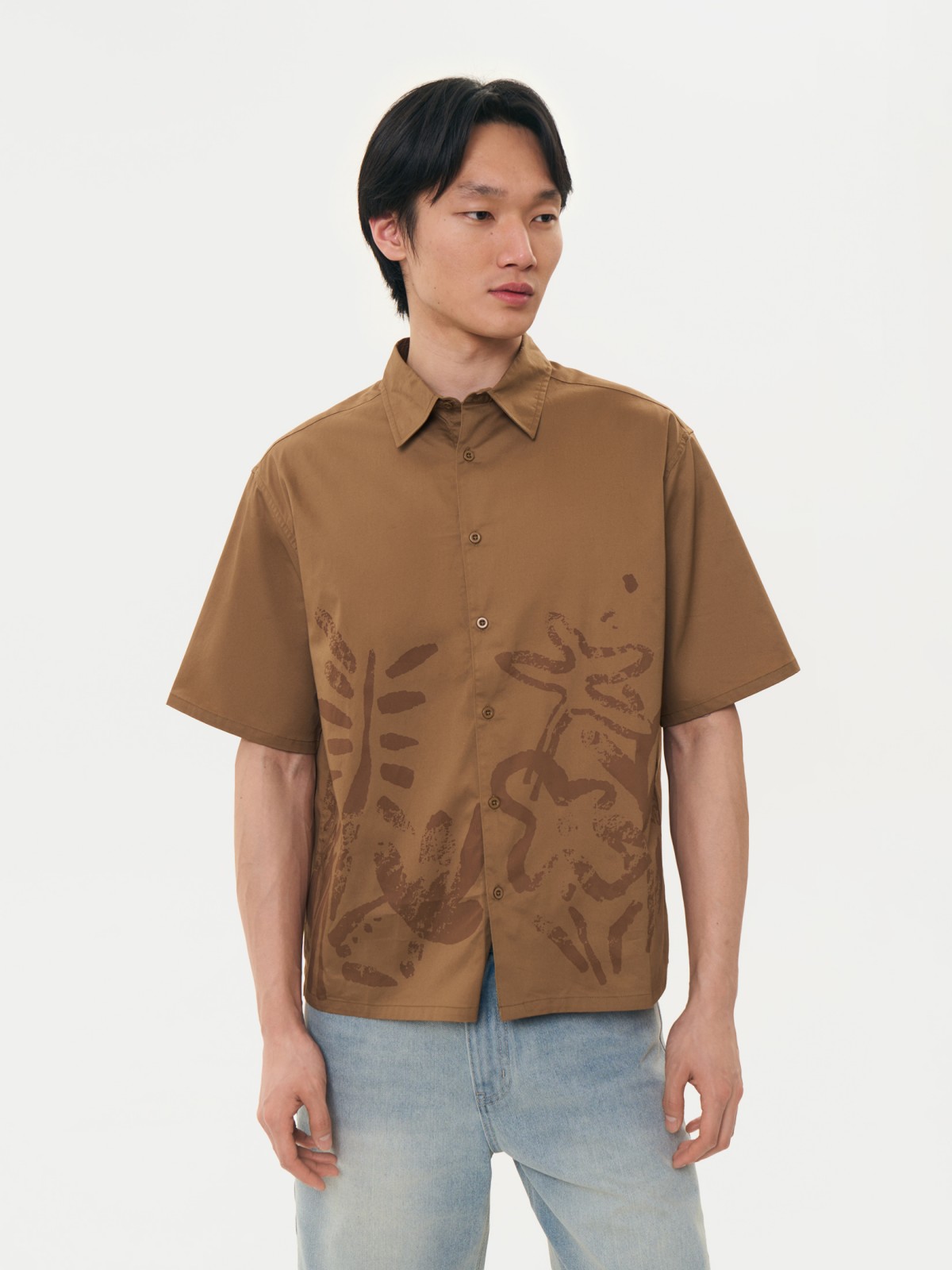 Рубашка с  короткими рукавами