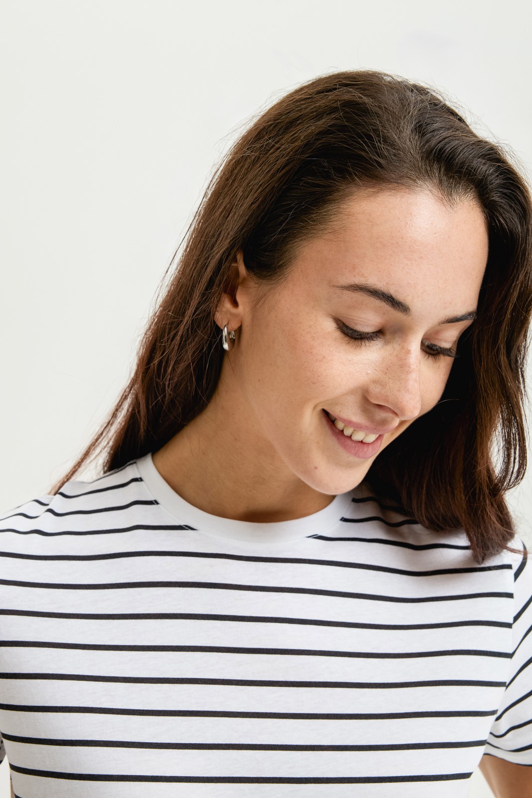 Футболка из хлопка в полоску