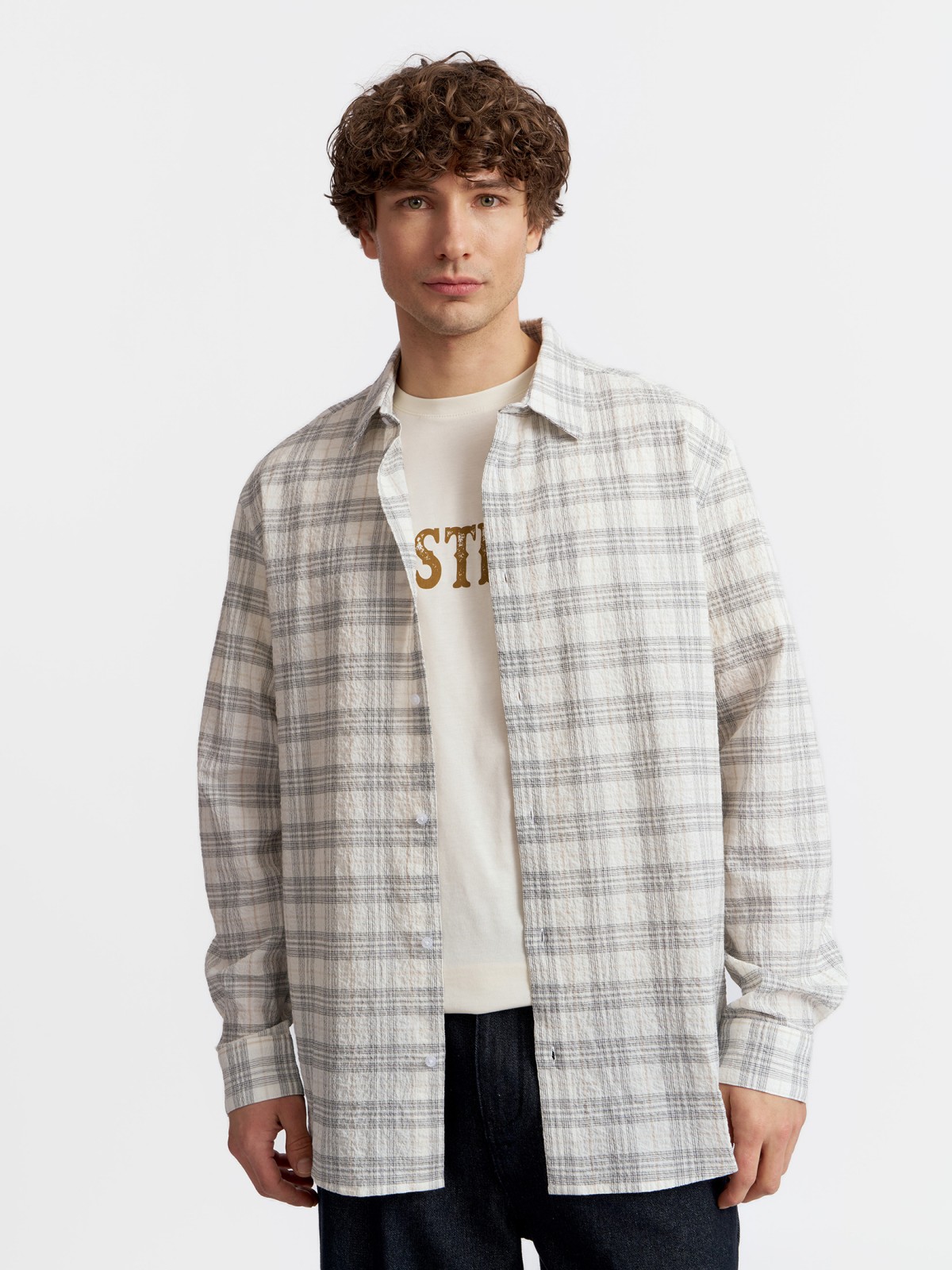 Офисная рубашка из хлопка