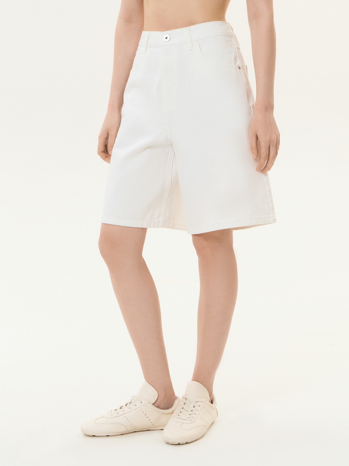 Брюки джинсовые короткие