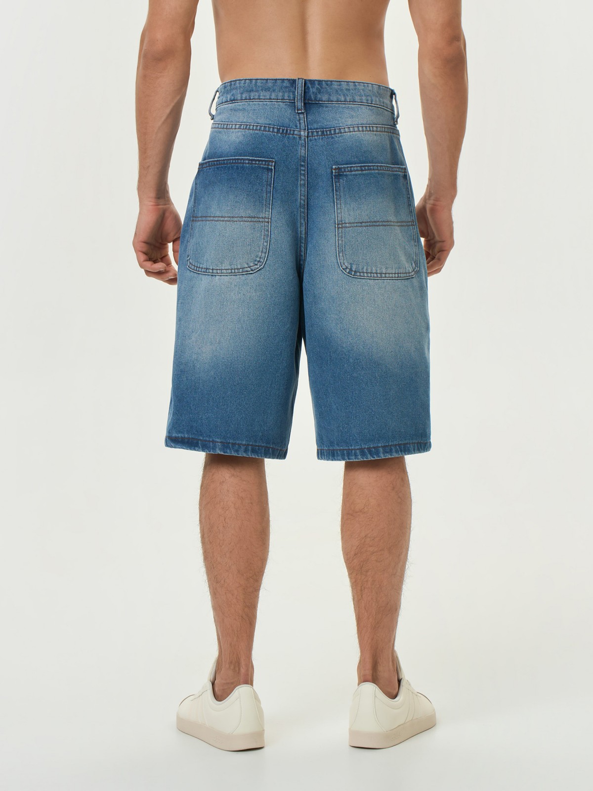 Брюки джинсовые короткие