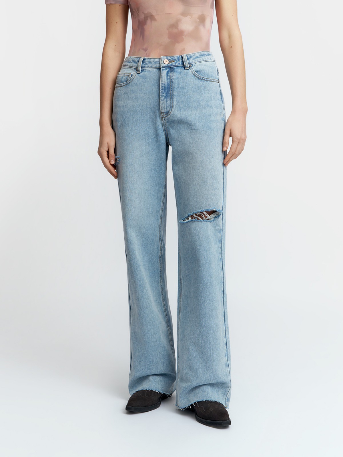 Брюки джинсовые