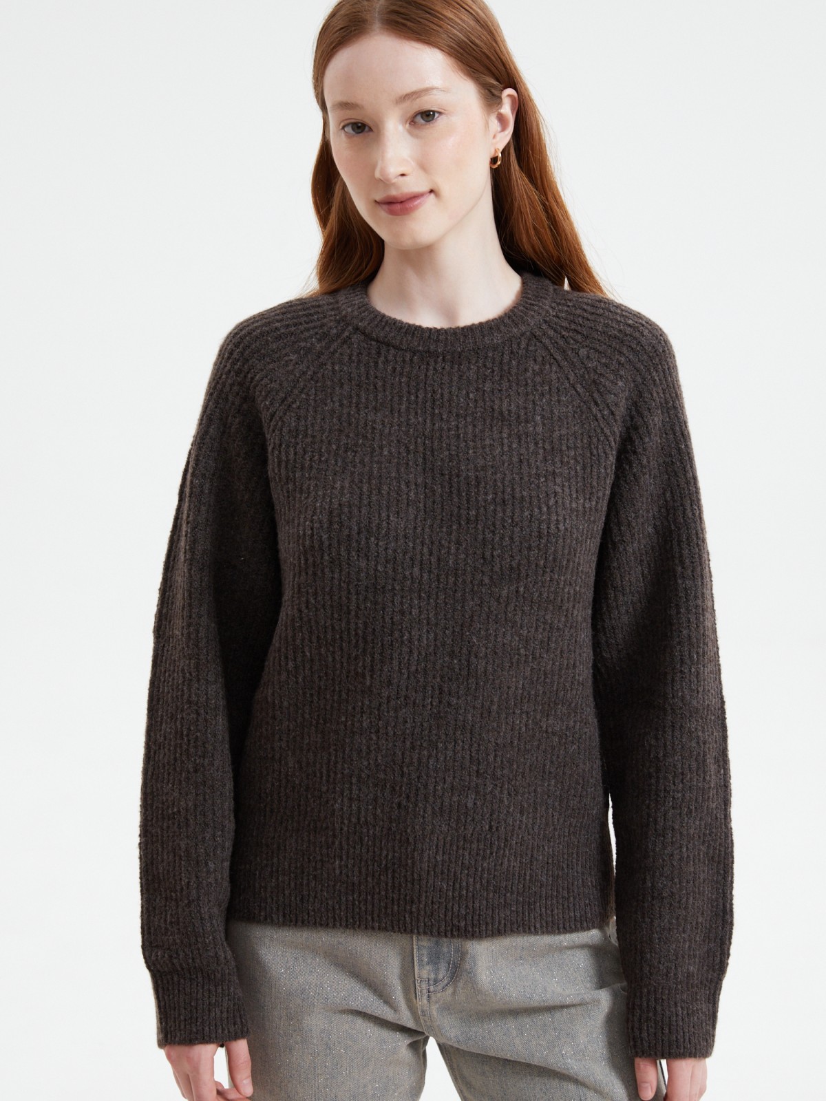 Вязаный джемпер с рукавами реглан