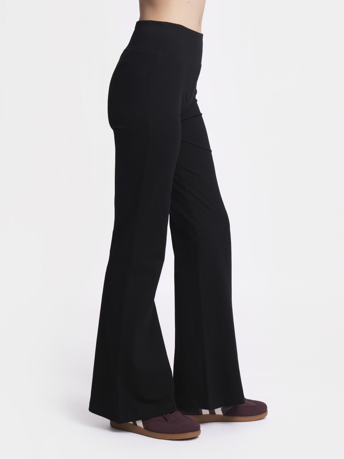 Трикотажные легинсы Bootcut